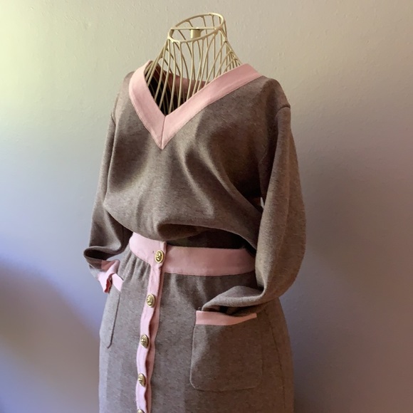 ❗️⬇️VTG 💕Knit 2pc suit set - Picture 9 of 14